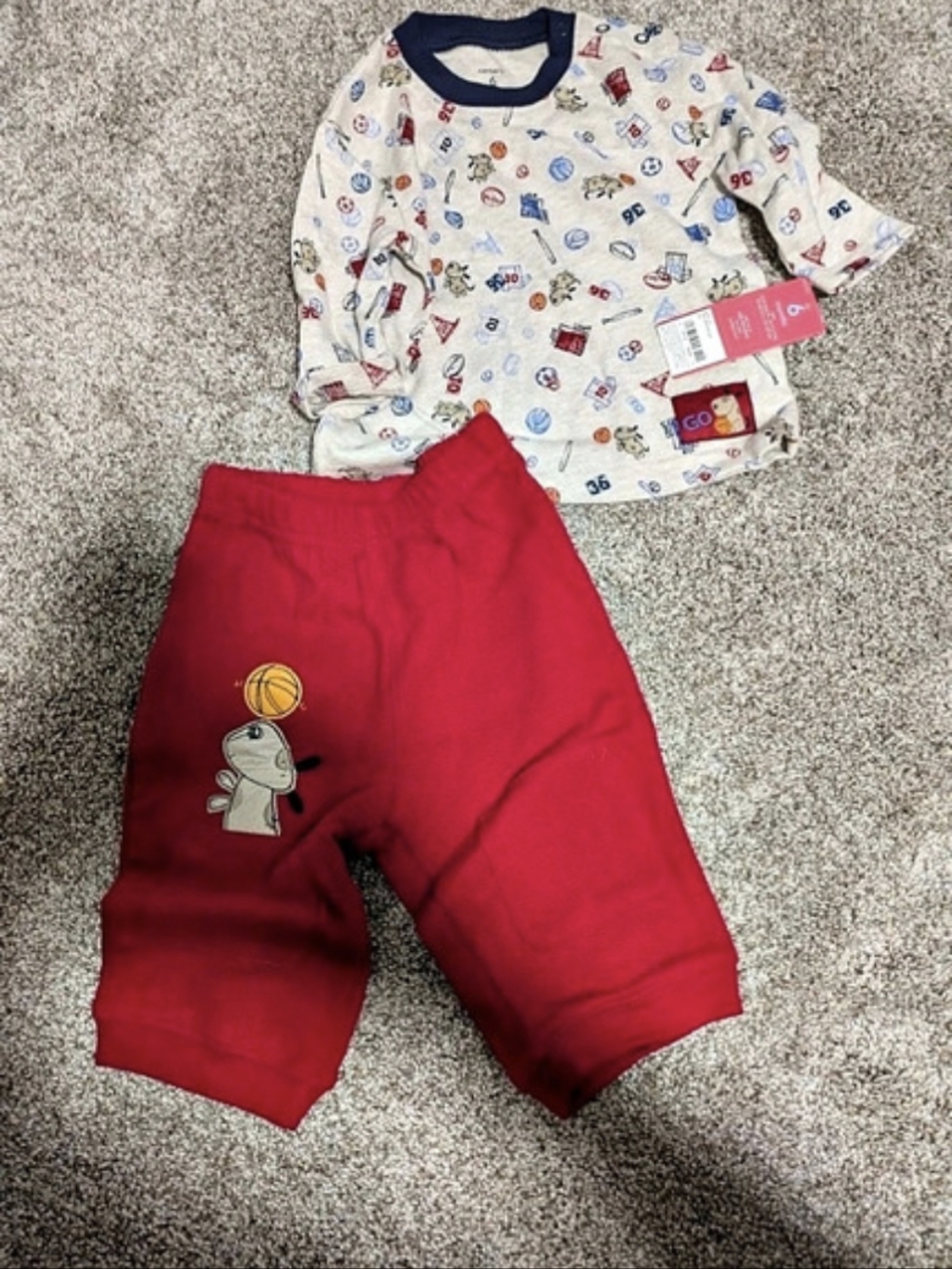 Carter's Baby 6 Months Matching Set NWT